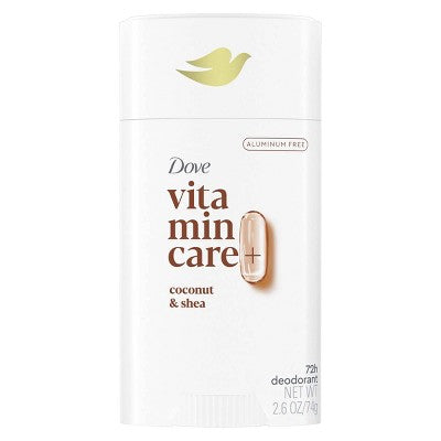 Dove Beauty VitaminCare+ Coconut & Shea 2.6oz - Imperfect Container