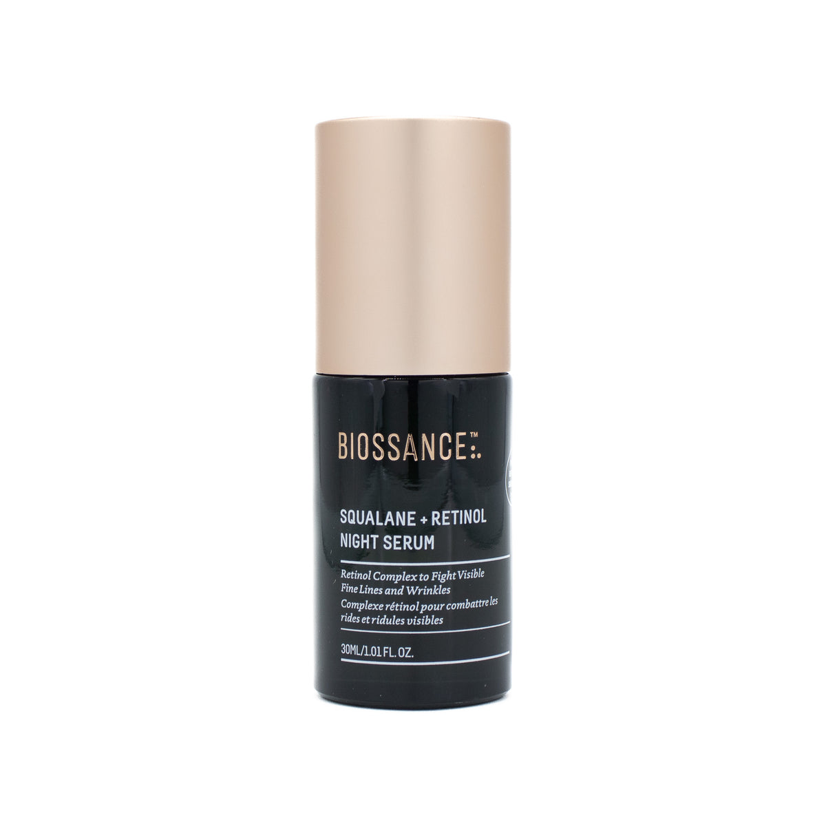 BIOSSANCE Squalane + Retinol Night Serum 1.01oz - Small Amount Missing