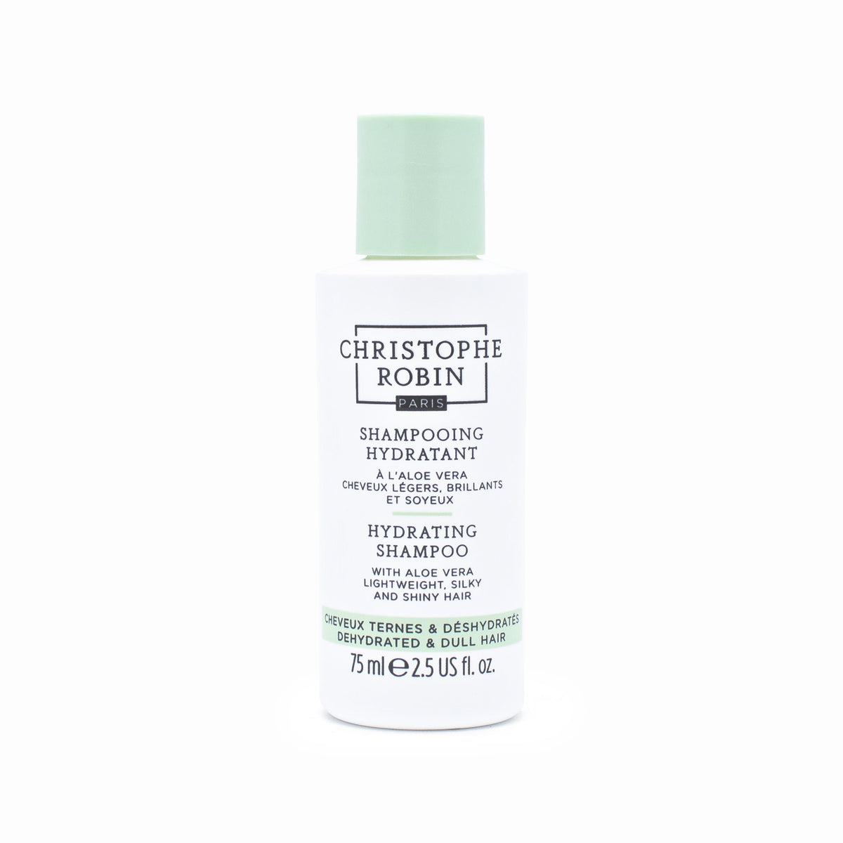 CHRISTOPHE ROBIN Hydrating Shampoo with Aloe Vera 2.5oz - New