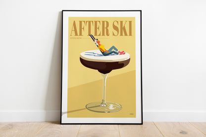 Afterski tjej Poster