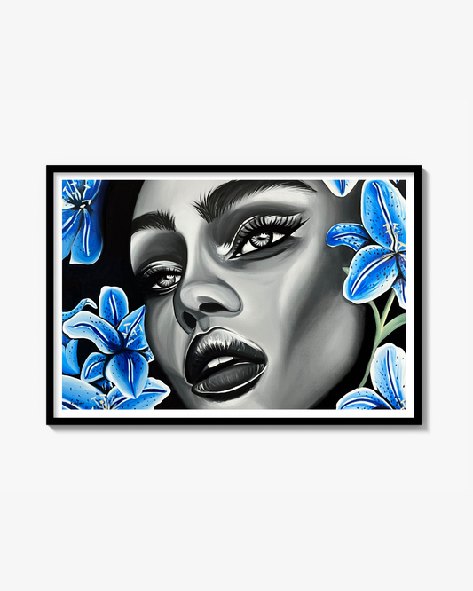 Midnight Lillies - Fine Art Print (begränsad)