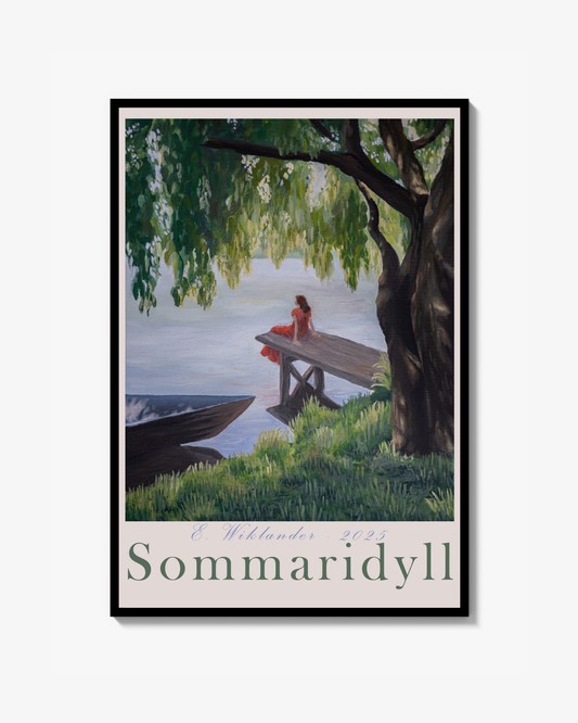 Sommaridyll - Poster med text