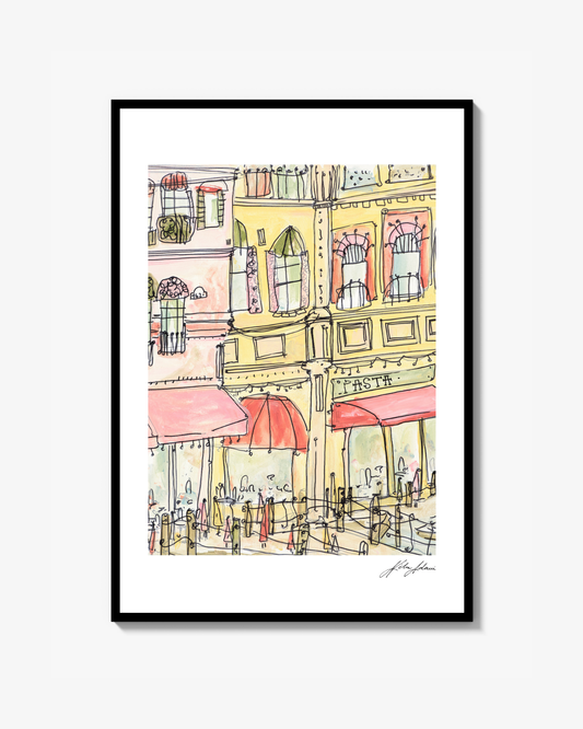 Bar Yellow Print