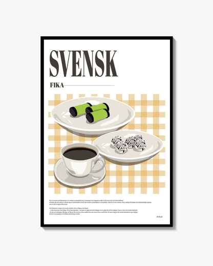 Svensk fika Poster