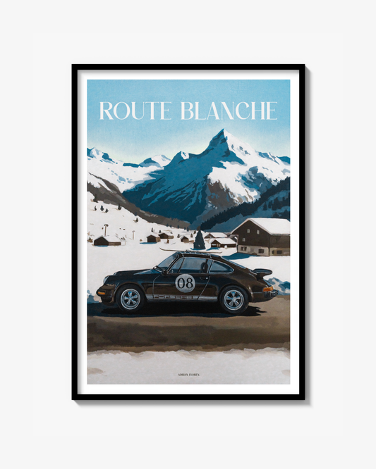 Route Blanche Poster