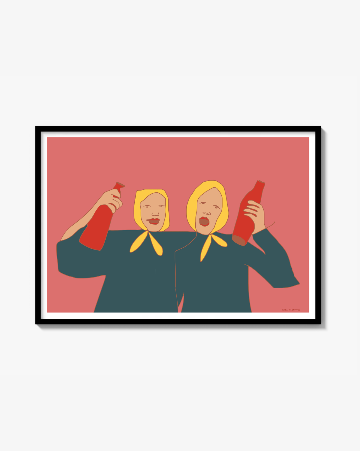 In the club we're all fam Poster