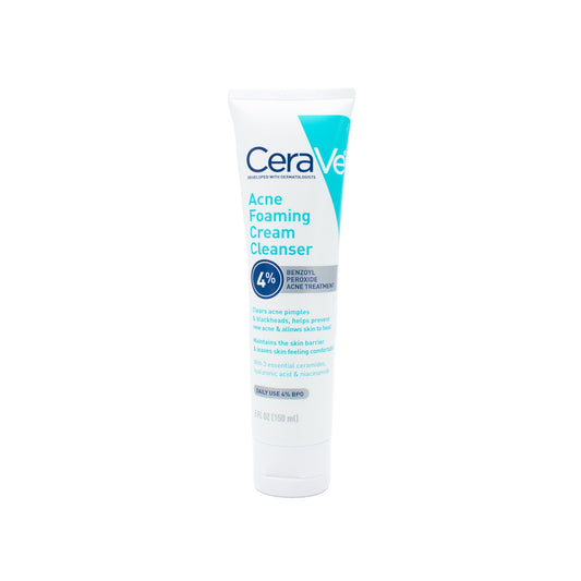 CeraVe Acne Foaming Cream Cleanser 5oz - Small Amount Missing