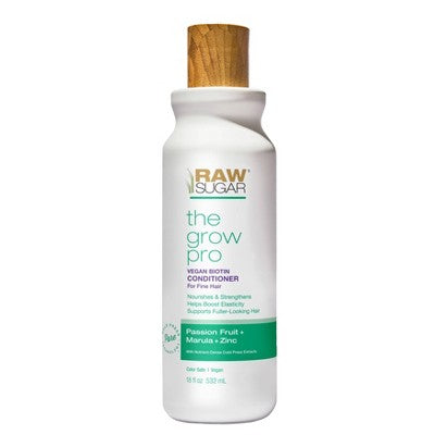 Raw Sugar Grow Pro Vegan Biotin Conditioner 18 fl oz - Imperfect Container