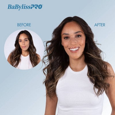 BaBylissPRO Nano Titanium Compact Curling Wand Blue 1" - Imperfect Box