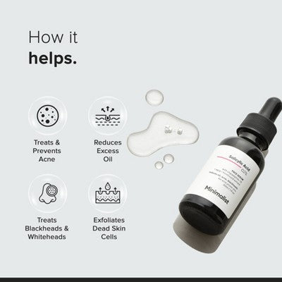 Minimalist Salicylic Acid 2% Face Serum 1 fl oz - Imperfect Box