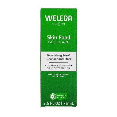 Weleda Skin Food 2-In-1 Cleanser & Mask 2.5 fl oz - New