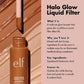 e.l.f. Halo Glow Liquid Filter Highlighter 5.5 Medium/Tan 1.06 fl oz - New