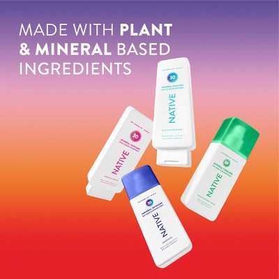Native Mineral Sunscreen with Zinc Oxide Tropical Breeze SPF 30 7oz - Imperfect Container
