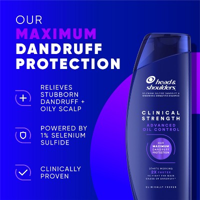 Head & Shoulders Clinical Strength Anti-Dandruff Citrus 13.5 fl oz - Imperfect Container