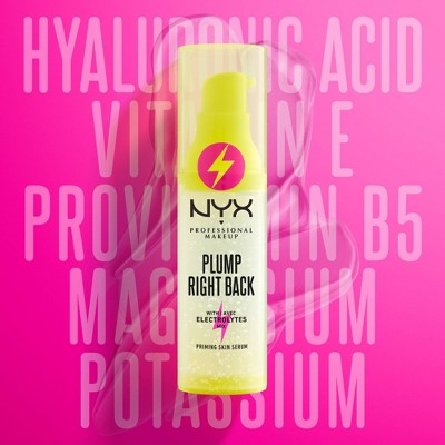 NYX Professional Makeup Plump Right Back Plumping Primer 1.01 fl oz - Imperfect Container