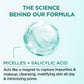 Garnier Salicylic Acid Purifying Makeup Remover Micellar Water and Facial Cleanser 23.7 fl oz - Imperfect Container