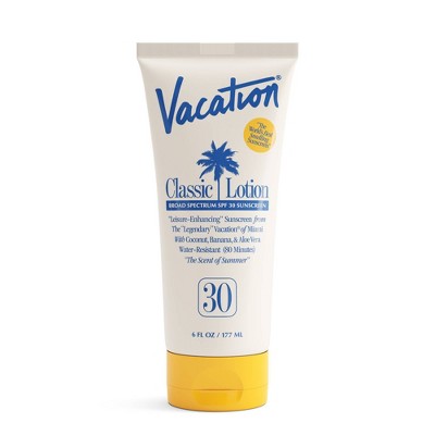 Vacation Classic Lotion SPF 30  6 fl oz - Imperfect Container