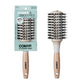 Conair Ceramic Wood Vented Boar Bristle Round Hair Brush Large Barrel All Hair - Imperfect Box