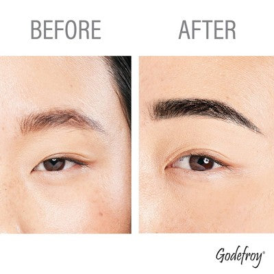 Godefroy Instant Eyebrow Tint Application Kit Natural Black 3ct - New