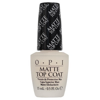 OPI Nail Treatment Matte Top Coat Clear 0.5 fl oz - Imperfect Container