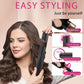 NICEBAY Airflow Styler, Titanium Hair Straightener & Curling Iron with Cooling Air Vents, 5 Temps, Dual Voltage & Auto Shutoff - Imperfect Box