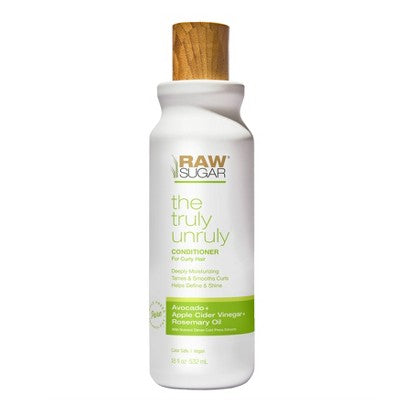 Raw Sugar The Truly Unruly Conditioner Avocado + Apple Cider Vinegar + Rosemary Oil 18 fl oz - New