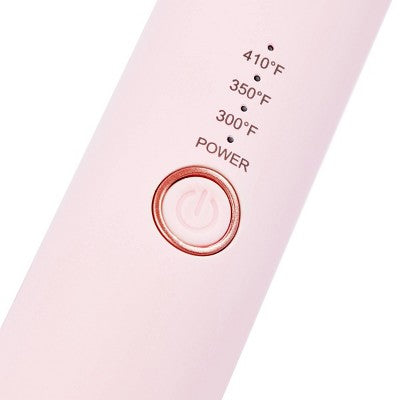 L'ange Hair Mane Pass 2-In-1 Heated Straightening Brush Blush - Imperfect Box