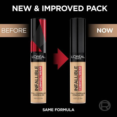 L'Oreal Paris Infallible Full Wear, Full Coverage, Waterproof Concealer 355 Vanilla 0.33 fl oz - New