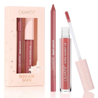 ColourPop Ultra Glossy Lip + Lippie Pencil Kit Dream Duo 0.145oz - Imperfect Box