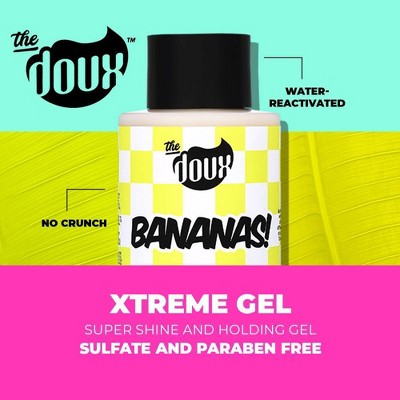 The Doux Bananas Xtreme Hold Hair Gel 12oz - Imperfect Container