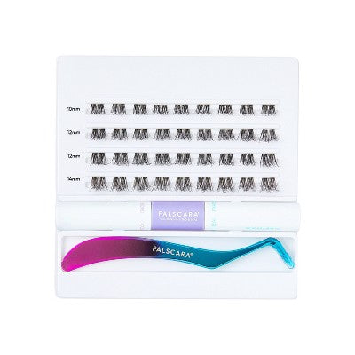 Falscara Essentials Lash Extension Kit Bold Wispy Lash Clusters 36ct - Imperfect Box