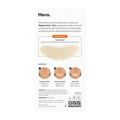 Hero Mighty Patch Chin 10ct - Imperfect Box