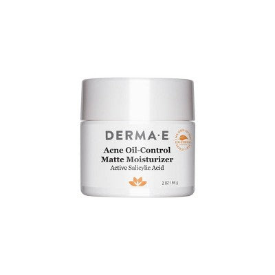 derma e Anti-Acne Oil Control Matte Moisturizer 2oz - New