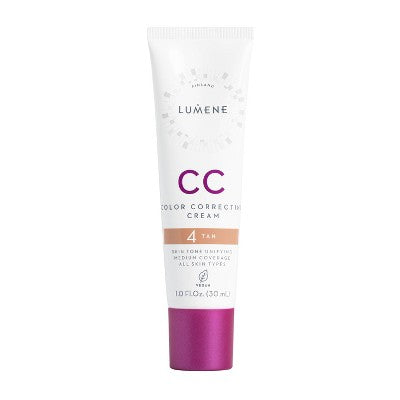 Lumene CC Color Correcting Cream 4 Tan 1 fl oz - Imperfect Container