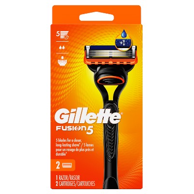 Gillette Fusion5 Men's Razor + 2 Razor Blade Refills - Imperfect Box
