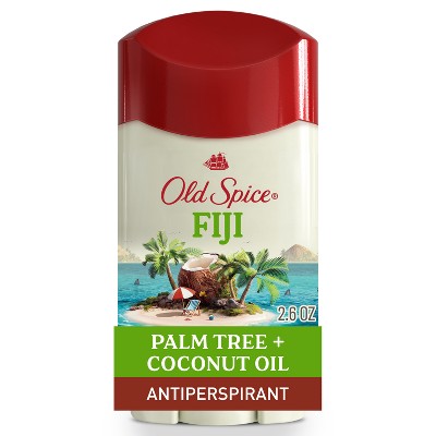 Old Spice Men's Fiji with Palm Tree Antiperspirant Deodorant 2.6oz - Imperfect Container