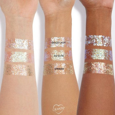 ColourPop Glitterally Obsessed Body Glitter Gel Disco Lady 0.58oz - Imperfect Container