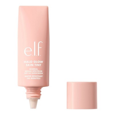 e.l.f. Halo Glow Skin Tint Light Coverage Foundation Mineral SPF 50 1 Fair Neutral 1 fl oz - Imperfect Box
