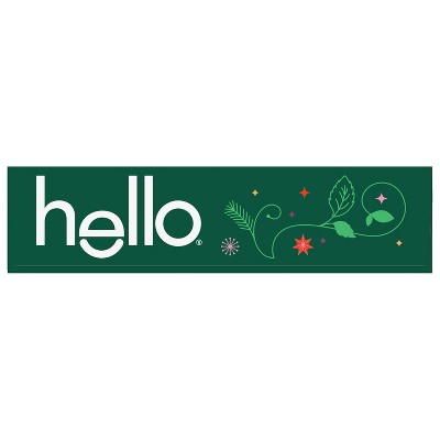 hello Holiday Home for the Holidays Toothpaste and Deodorant Travel Toiletry Bag Kit 5pc - New