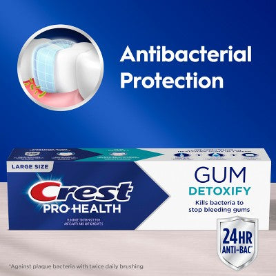 Crest Pro-Health Gum Detoxify Deep Clean Toothpaste 4.8oz/3pk - Imperfect Box