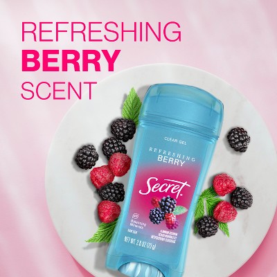 Secret Fresh Clear Gel Deodorant Summer Berry 2.6oz/2pk - Imperfect Box