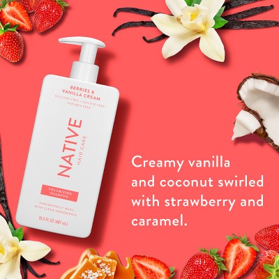 Native Berries; Vanilla Cream Volumizing Shampoo 16.5 fl oz - Imperfect Container