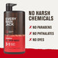 Every Man Jack Cedarwood Hydrating Men's 3-in-1 Body Wash and Shampoo and Conditioner 28.8 fl oz - Imperfect Container