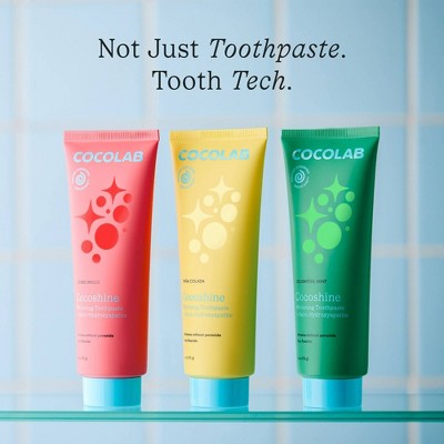 Cocolab Cocoshine Whitening Non-Fluoride Nano Hydroxyapatite Toothpaste Delightful Mint 4oz - Missing Box