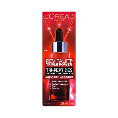 L'Oreal Paris Revitalift Triple Power 3% Peptides Serum 1 fl oz - Missing Box