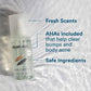 Clean Age Cedar & Sea Salt AHA Deodorant + Body Spray for Teens 4 fl oz - New
