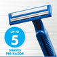 Gillette Sensor2 Base Fixed Head Men's Disposable Razors 18ct - Imperfect Box