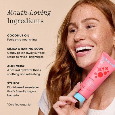 Cocolab Cocoshine Whitening Non-Fluoride Nano Hydroxyapatite Toothpaste Delightful Mint 4oz - Missing Box