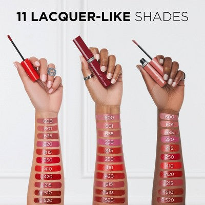 L'Oreal Paris Infallible Lacque Resistance Liquid Lipstick Cafe Parisien 0.13 fl oz - New