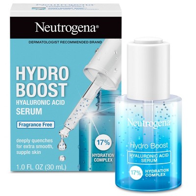 Neutrogena Hydro Boost Hyaluronic Acid Face Serum with Vitamin B5 for Dry Skin 1 fl oz - Imperfect Box